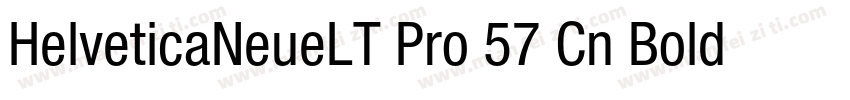 HelveticaNeueLT Pro 57 Cn Bold字体转换